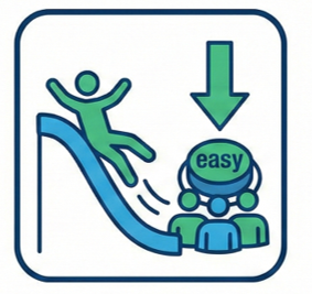 Lower onboarding friction icon